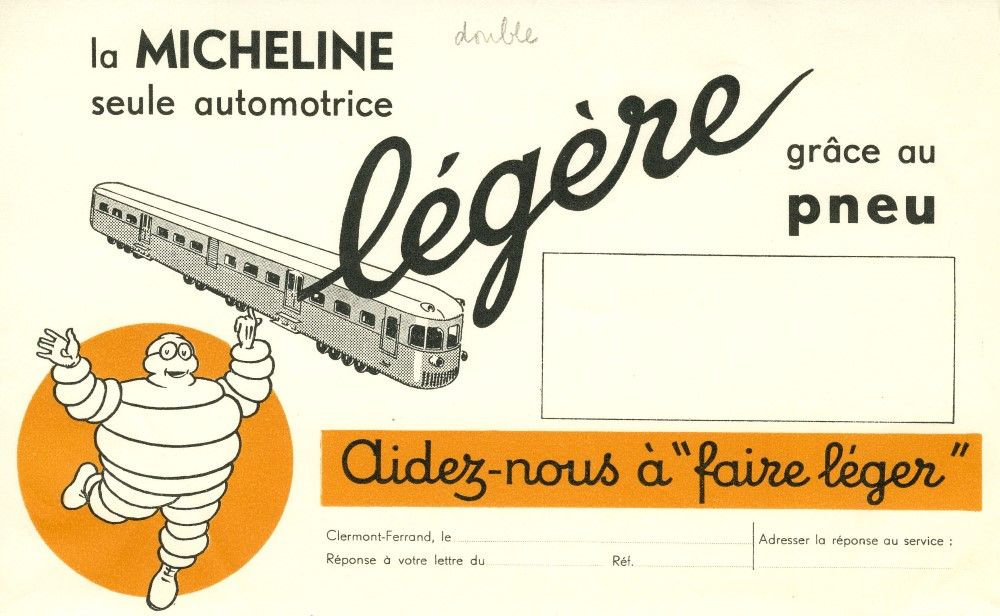 Papier à en-tête Micheline qui vente sa légèreté.