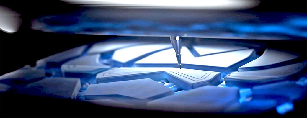 Constituée d’une structure robuste, la bande de roulement de Vision peut être rechargée par impression 3D