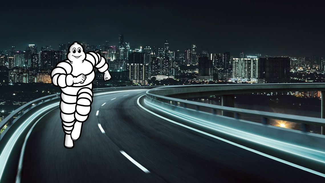 bibendum mouvement route